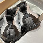 Okify Balenciaga Men Basketball Sneakers Silver  - 5
