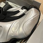 Okify Balenciaga Men Basketball Sneakers Silver  - 4