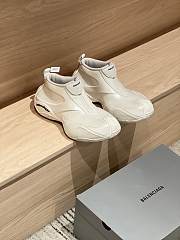 Okify Balenciaga Men Basketball Sneakers White - 1