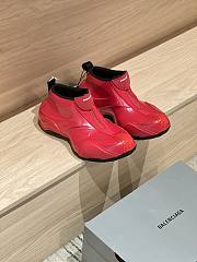 Okify Balenciaga Men Basketball Sneakers Red - 1