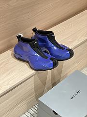 Okify Balenciaga Men Basketball Sneakers Purple  - 1