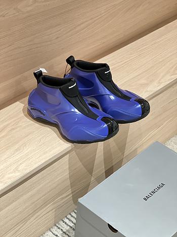 Okify Balenciaga Men Basketball Sneakers Purple 