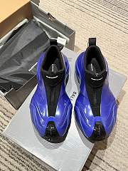 Okify Balenciaga Men Basketball Sneakers Purple  - 2