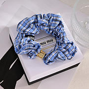 Okify MiuMiu Blue Scrunchies  - 1