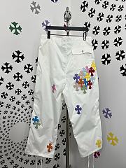 Okify Chrome Heart Set White Shirt And Trousers - 4
