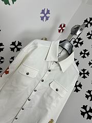 Okify Chrome Heart White Shirt - 4