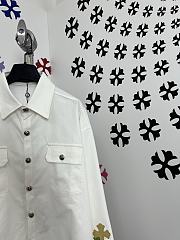 Okify Chrome Heart White Shirt - 3