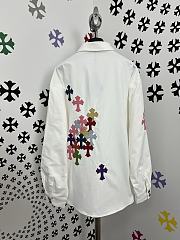 Okify Chrome Heart White Shirt - 2
