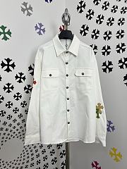 Okify Chrome Heart White Shirt - 1