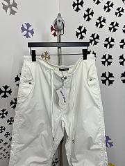 Okify Chrome Heart White Trousers - 5