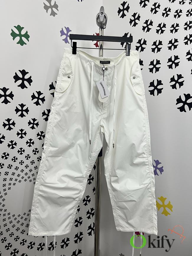 Okify Chrome Heart White Trousers - 1