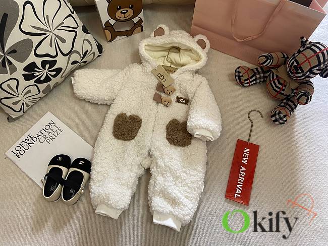 Okify UGG Kid Fuzzy Body Suit - 1