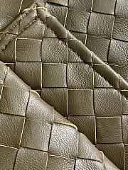 Okify Bottega Veneta Intrecciato Woven Leather Jacket 26884 - 6