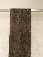Okify MiuMiu Brown Mohair Blend Sheepskin Scarf  - 5