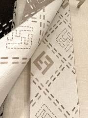 Okify Fendi Beige Reversible Scarf  - 5