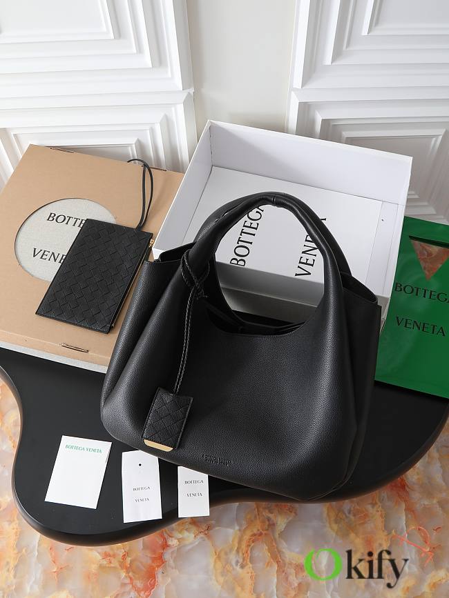Okify Bottega Veneta Campana Bag Black 39x24x18.5cm - 1