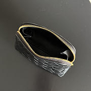 Okify Bottega Veneta Cosmetic Bag Black 16.5x10.5x9cm - 4