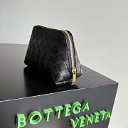 Okify Bottega Veneta Cosmetic Bag Black 16.5x10.5x9cm - 3