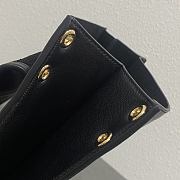 Okify Celine Soft Triomphe Besace Bag In Black Supple Shiny Lambskin 32x7x27cm - 4