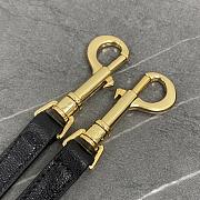 Okify Celine Soft Triomphe Besace Bag In Black Supple Shiny Lambskin 32x7x27cm - 2