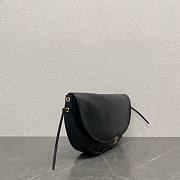Okify Celine Halfmoon Soft Triomphe Bag In Black Supple Shiny Lambskin 46x19x10cm - 2