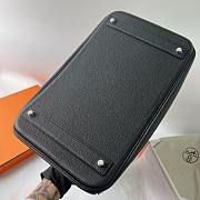 Okify Hermes Birkin HAC 40 Bag Black Togo Silver Hardware 40cm - 4