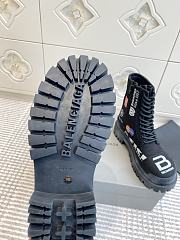 Okify Balenciaga Black Graffiti Boots Unisex - 4