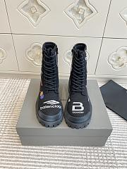 Okify Balenciaga Black Graffiti Boots Unisex - 2