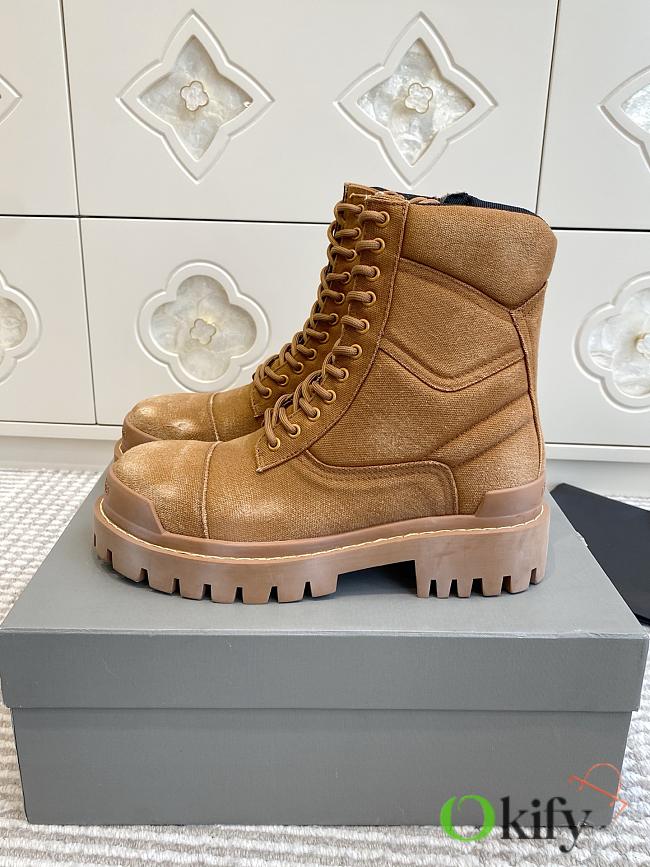 Okify Balenciaga Brown Boots Unisex 26898 - 1