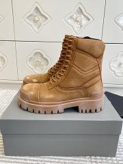 Okify Balenciaga Brown Boots Unisex 26898 - 1