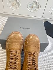 Okify Balenciaga Brown Boots Unisex 26898 - 5