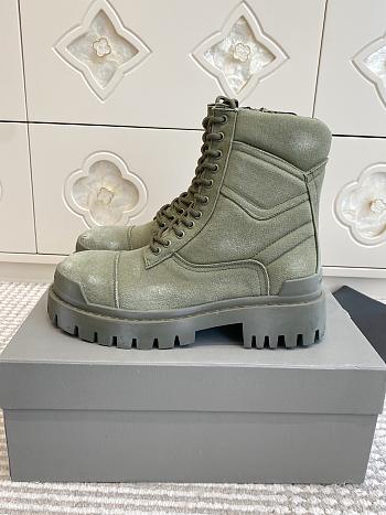 Okify Balenciaga Army Green Boots Unisex 26900