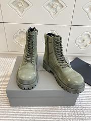 Okify Balenciaga Army Green Boots Unisex 26900 - 4