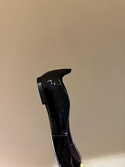 Okify Schiaparelli Black Patent Pointed Toe Heels 2cm - 2