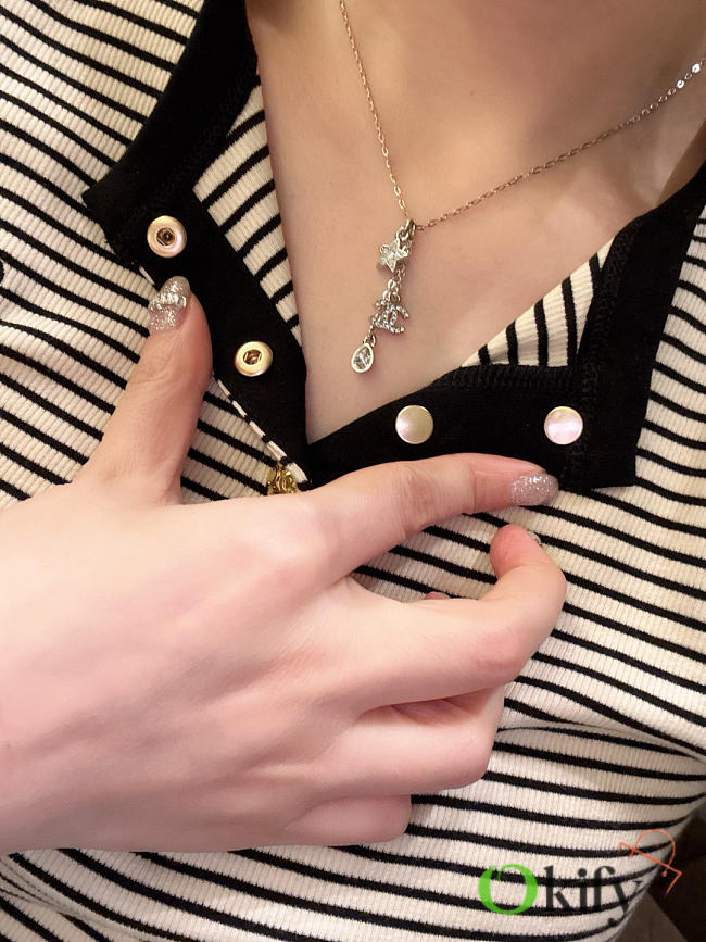 Okify CC Necklace With Star Charm  - 1