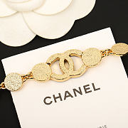 Okify CC Gold Bracelet Dark Blue Logo  - 3