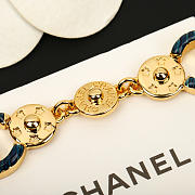Okify CC Gold Bracelet Dark Blue Logo  - 2