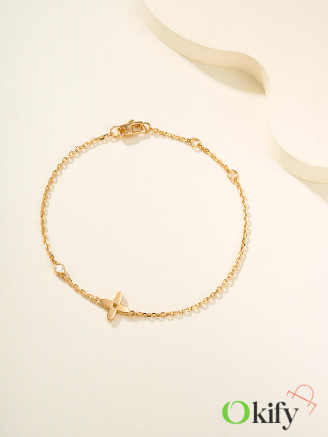 Okify Louis Vuitton Gold Bracelet  - 1