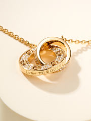 Okify Cartier Gold Bracelet Double Ring 26921 - 4