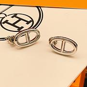 Okify Hermes Silver Earrings 26923 - 5