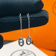 Okify Hermes Silver Earrings 26927 - 3