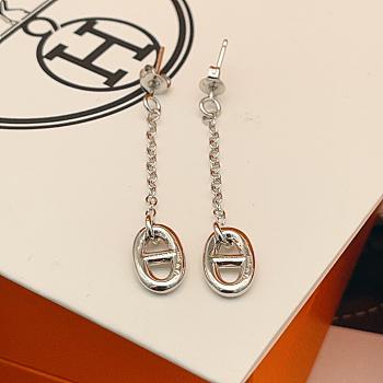 Okify Hermes Silver Earrings 26927