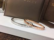 Okify Bvlgari Silver/Rose Gold Bracelet - 1