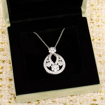 Okify VCA Silver Necklace Snowflake 