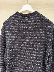 Okify Loewe Striped Crew Neck Sweater - 2