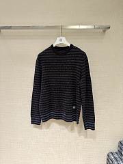 Okify Loewe Striped Crew Neck Sweater - 1