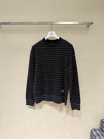 Okify Loewe Striped Crew Neck Sweater