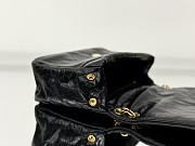 Okify Balenciaga Monaco Mini Bag Black Gold Hardware 24.8x22x12cm - 4