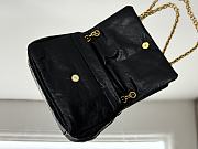 Okify Balenciaga Monaco Mini Bag Black Gold Hardware 24.8x22x12cm - 5