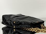 Okify Balenciaga Monaco Small Bag Black Gold Hardware 28x18x10cm - 2